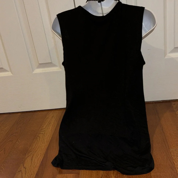 Jessica black Knot Detail sleeveless less Top Sz M - Picture 8 of 9